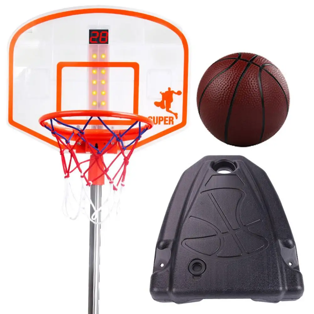 

Баскетбольный Набор для мальчиков, регулируемая высота 97-170 см, игрушечный обруч для гол, тренировочные аксессуары