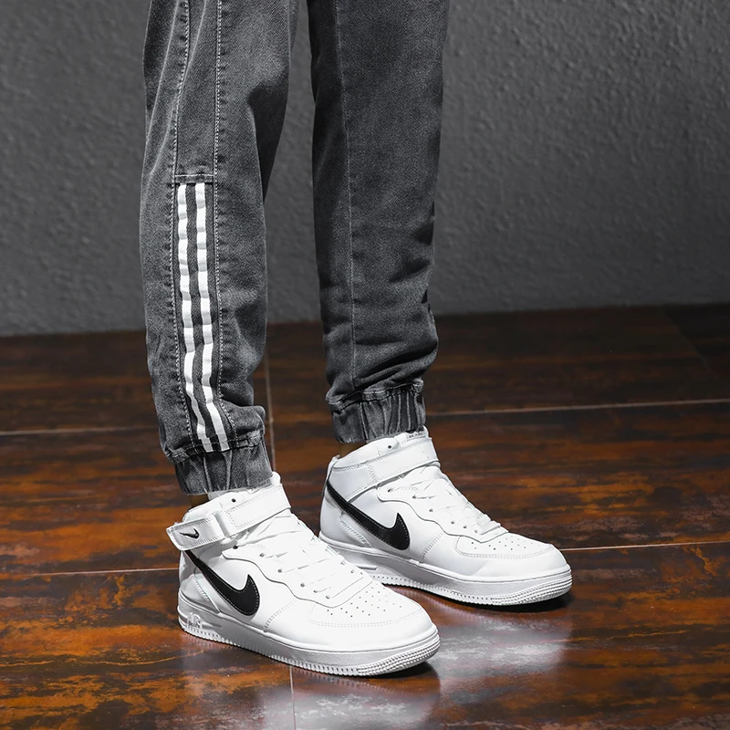 

Jeans Men's Loose Stylish Korean Harlan All-Match Harajuku Style Ins Beam Feet Casual Gray Pants Men Jeans Pantalones De Hombre