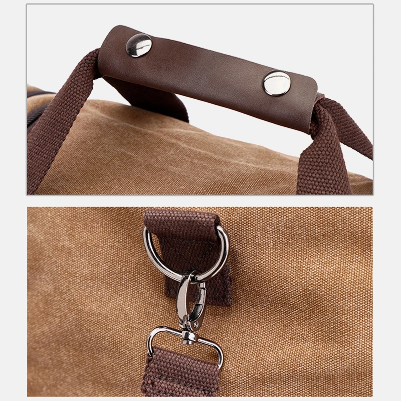 

Soft Canvas Men Travel Bags Carry on Luggage Clothes Duffel Bag Tote Weekend Bag High Capacity Dropshipping Closet Organizer