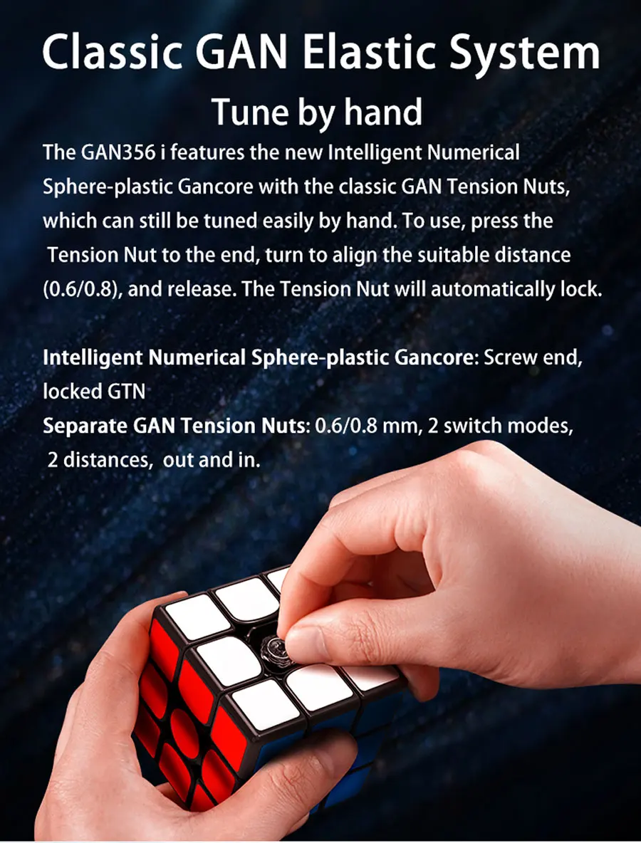 Волшебный куб-головоломка GAN 356i GAN cube 356I gan356i 3x3x3 3x3 smart Bluetooth App станция Профессиональный скоростной куб инструктор
