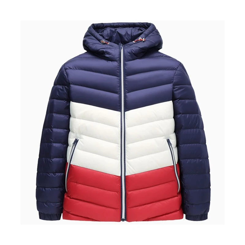 

NewBang Pacthwork, цветной пуховик, мужской ультралегкий пуховик, Мужская ветровка, легкая Зимняя парка с капюшоном