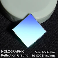 plane holographic reflection grating 50 500 linesmm physical optics instrument spectrometer spectroscopic interference 32x32mm