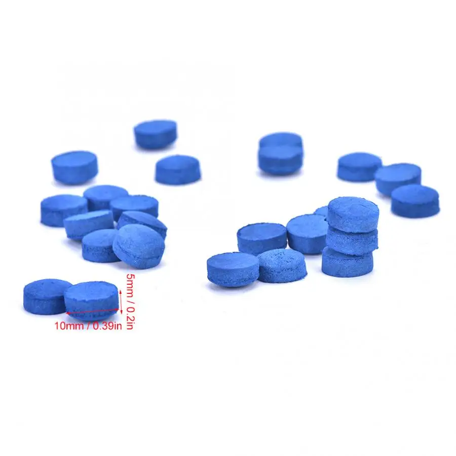 50 шт синие наконечники для бильярдного кия 10 мм Клей на снукер Сменный Набор с