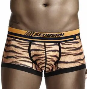1 SEOBEAN, сексуальное мужское нижнее белье, calzoncillos, Мужская пижама, боксеры, calecon homme, нижнее белье, hombre slip - Цвет: 1