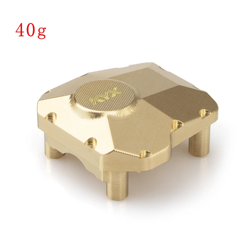 1 шт. металлическая медь Передняя и задняя крышка оси вес 40 г для 1/10 RC Гусеничный