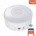 Умная звуковая сигнализация Tuya с Wi-Fi, беспроводная связь звуковой сигнал, звуковой сигнал для умного дома с Wi-FiZigbee