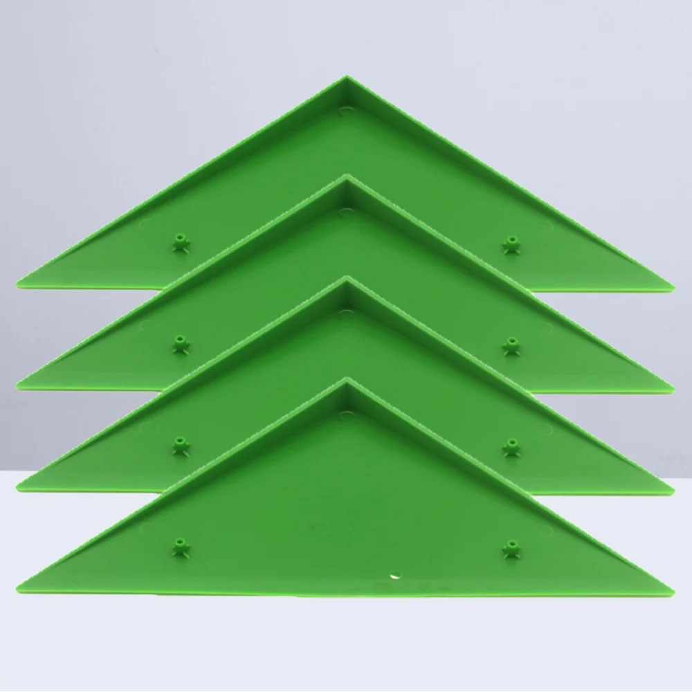 

4PCS Durable Triangle Foosball Table Football Table Corner Edge Protector Fit for Most Foosball Tables Green