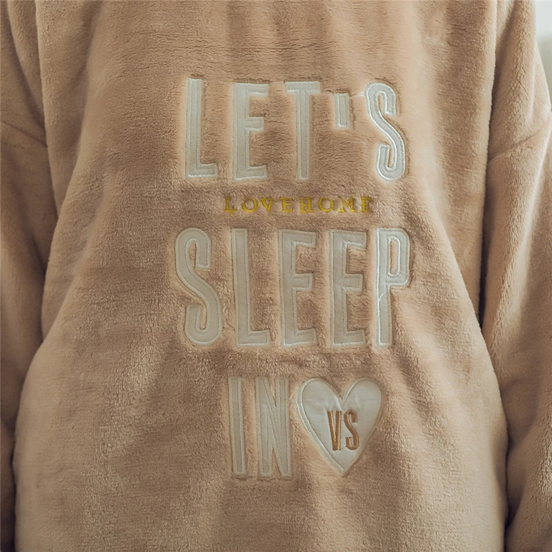 

Flannel Women Pajamas Sets Autumn Winter Pajamas Cartoon Thick Warm Women Sleepwear Cute Animal Female Homewear