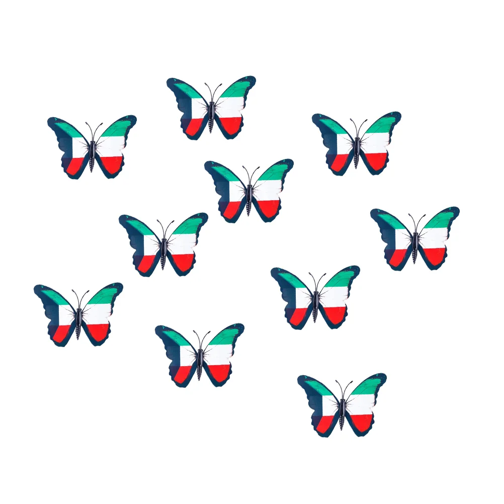 

10 шт. реалистичные искусственные бабочки, искусственные украшения для сада