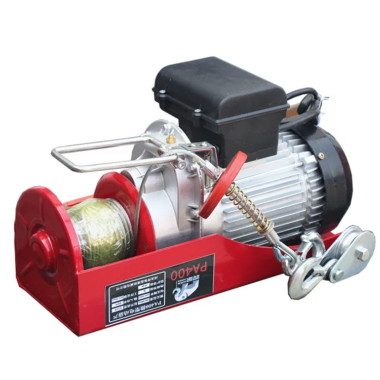 Электрический подъемник бытовой маленький 220 В с проводным тросом | Инструменты