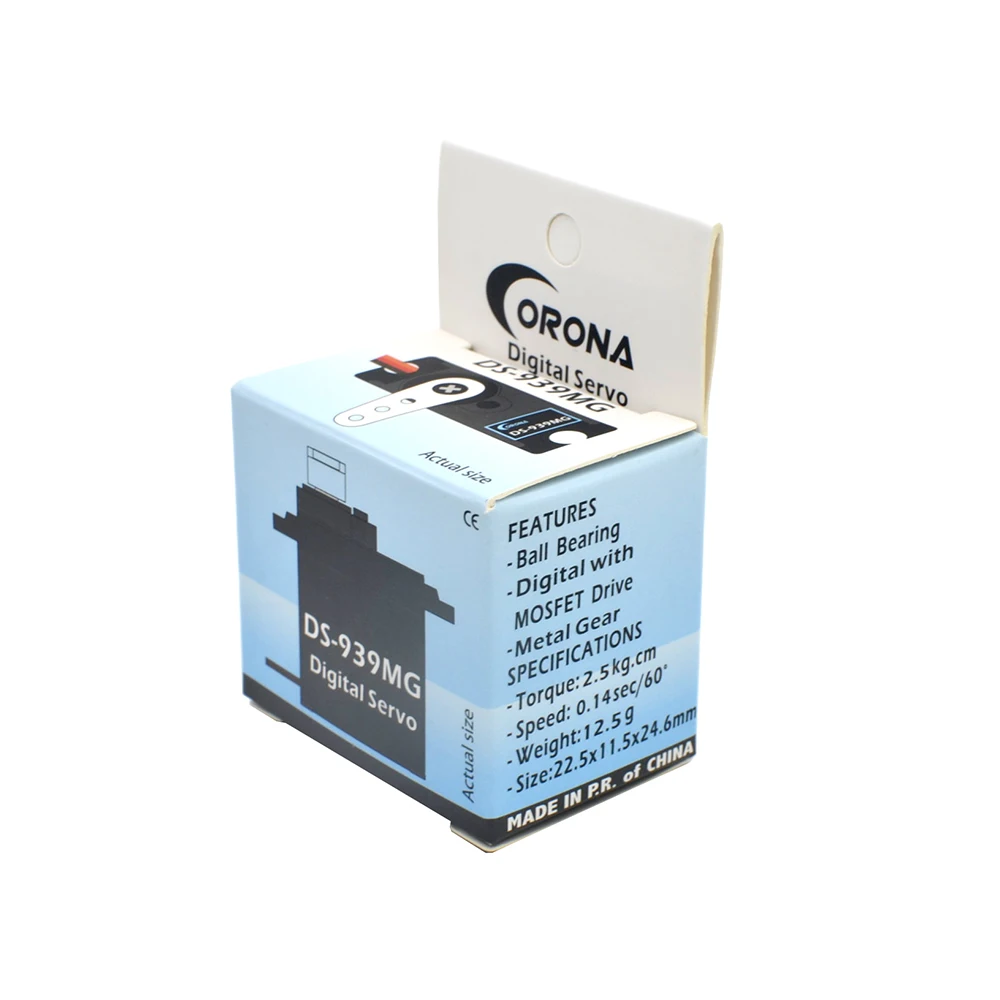 цифровой сервопривод corona ds939mg с ме