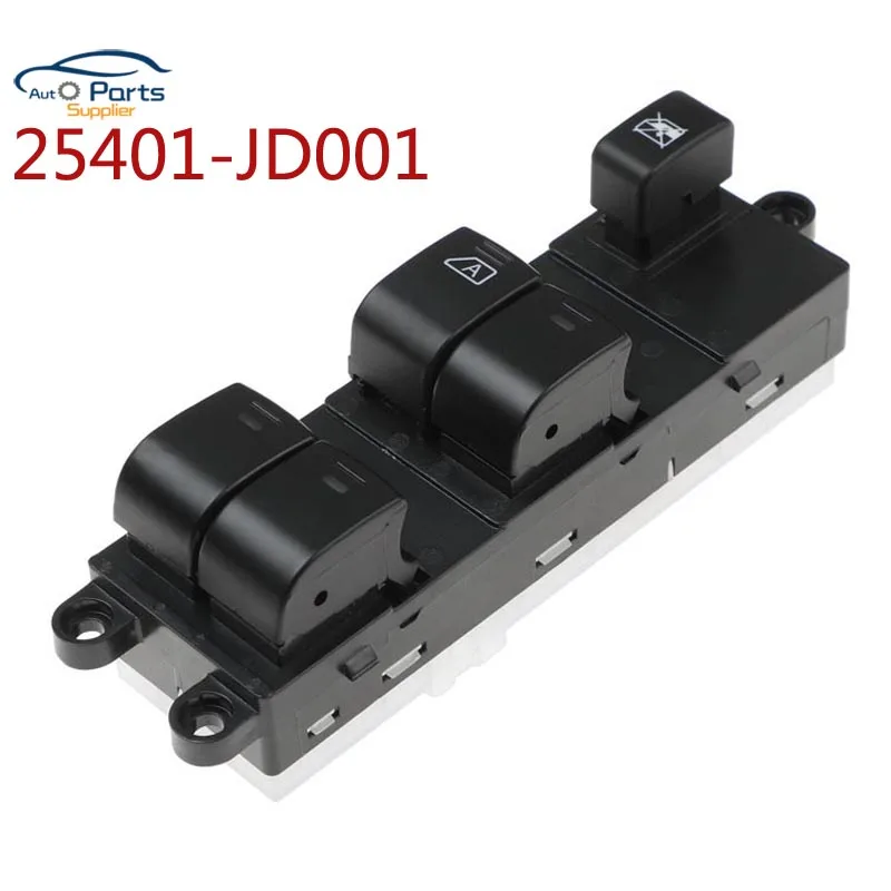 

New 25401-JD001 25401JD001 Power Window Master Control Switch For Nissan Navara D40 2004-2016 Qashqai J10 2.0 dCi 4WD