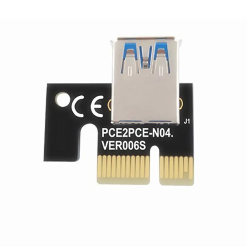 6 шт. новые Ver009 Usb 3 0 Pci E Ver 009S Экспресс 1X 4X 8X 16X расширитель Riser карта адаптера Sata 15Pin
