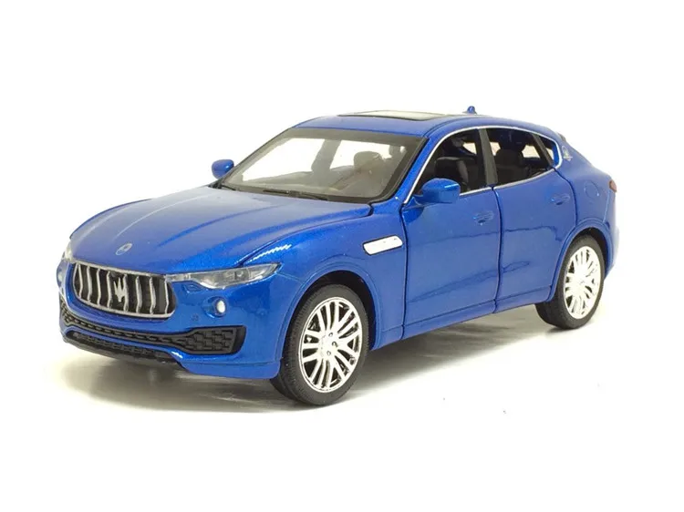 A 1:32 Maserati Levante SUV сплав Игрушечная модель транспортных средств с откатной спинкой шесть открытых дверей детская Подарочная Коллекция - Цвет: A