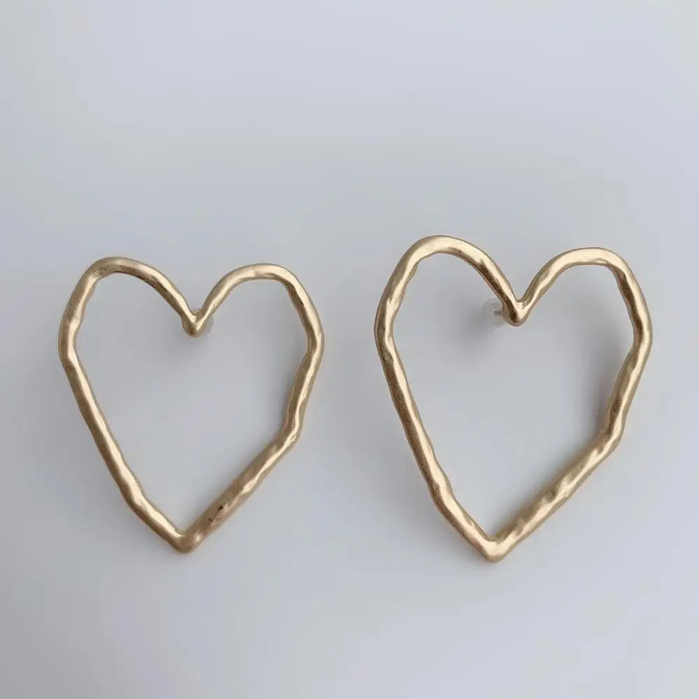 Новые матовые золотые серьги модные ювелирные изделия свадебные вечерние