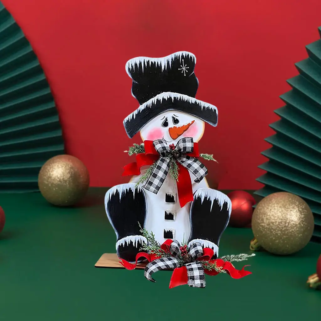 Искусственное Рождественское украшение в виде снеговика для рождественского