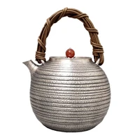teapot stainless steel teapot silver teapot hot water teapot 500ml portable teapot kung fu tea set