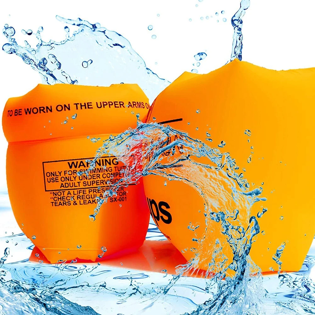 

4PCS Kids Swimming Floats Ring Arm Sleeve Swim Floating Armbands Child Floatable Pool Safety Gear Foam Swimming Training