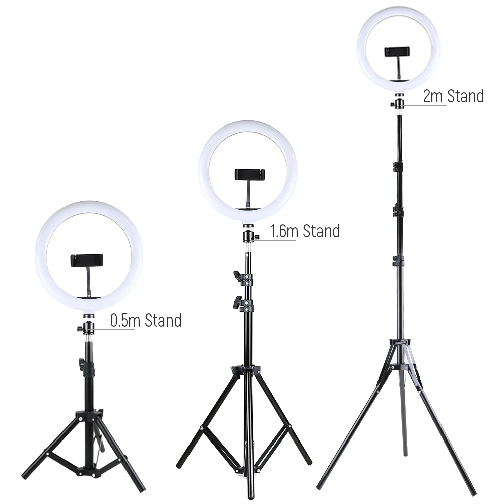 Осветительное кольцо для селфи светильник светодиодный 26 см/10 дюймов