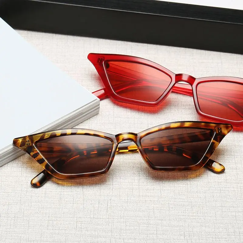 

New Vintage Cat Eye Sun Shades Glasses Fashion Women Small Frame UV400 SunGlasses Street Eyewear Luxury Trending Sunglasses