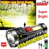 multi function glare flashlight usb charging osl highlight led torch tactical light outdoor portable strong light flashlight