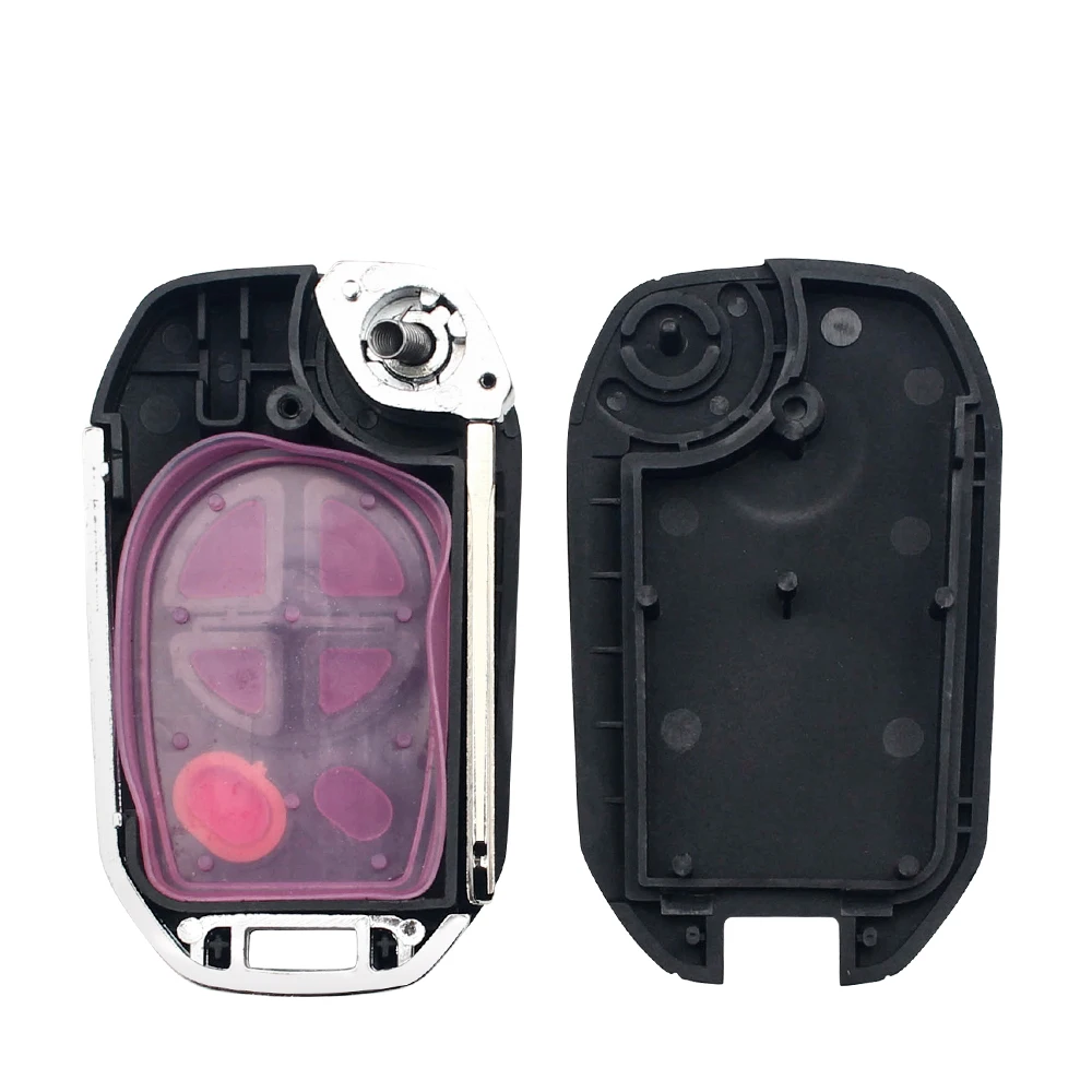 KEYYOU Fob 4+1 Button Housing Replace For Toyota Sienna/Avalon/Solara/Sequoia/Highlander 2004-2016 Remote Controls Car Key Shell |