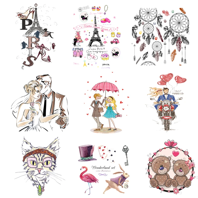 

Iron-on Transfers for Clothing Letters Patches for Clothes Stickers Diy Fashion Patch Fusible Transfer Vinyl Adhesive Stripe C
