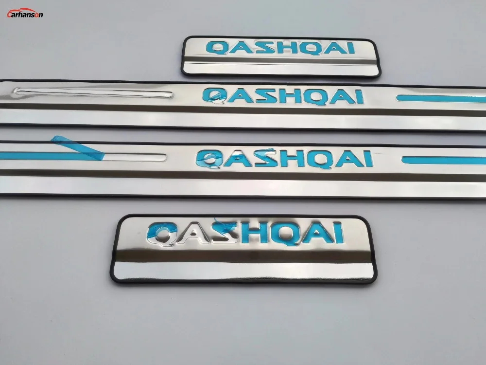 Автомобильный Стайлинг для Nissan Qashqai порог J11 накладка из нержавеющей стали педаль