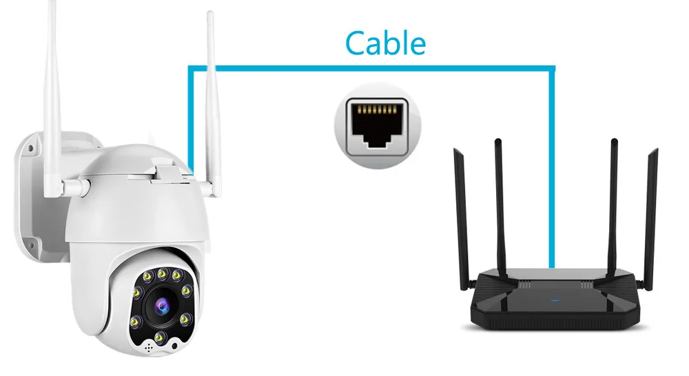 1080P 2MP Беспроводная IP камера Wifi скоростная купольная PTZ наружная IP66 Onvif двухсторонняя аудио IR CCTV камера видеонаблюдения наружная