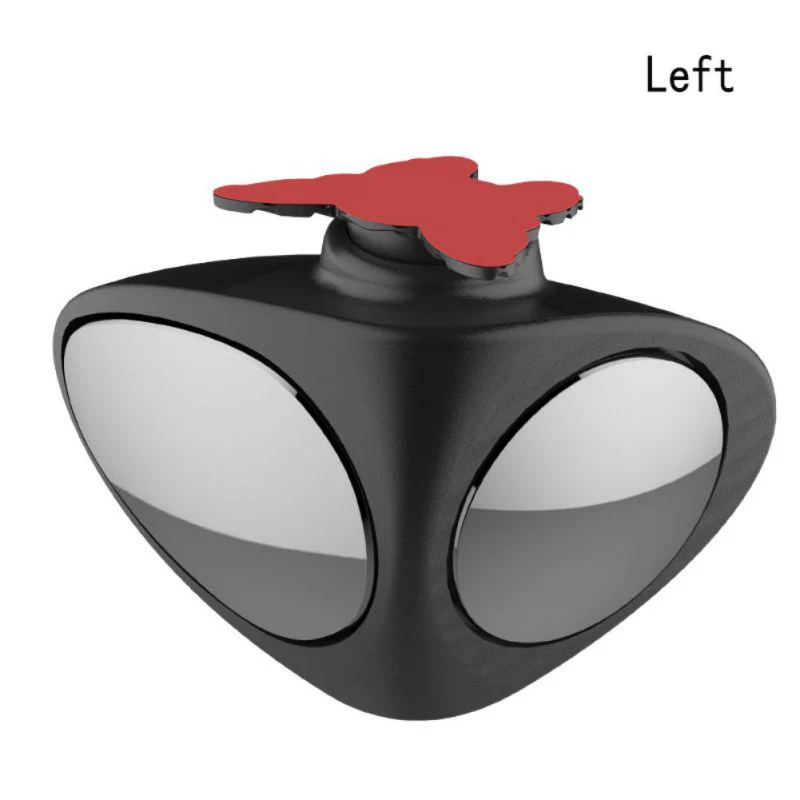 2 в 1 Автомобильное Зеркало для слепых зон широкоугольное зеркало с вращением на