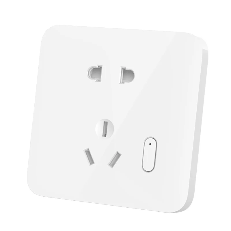 Xiaomi Mijia Smart Wall Power Socket Voice Control OTA Upgrade Intelligent Linkage Plug Sockets Home Outlet 250V Bedroom | Электроника