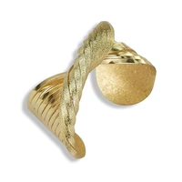 punk alloy cuff bangle for women charm fashion jewelry wrap bangle bracelets 2022 accessories gold color manilai