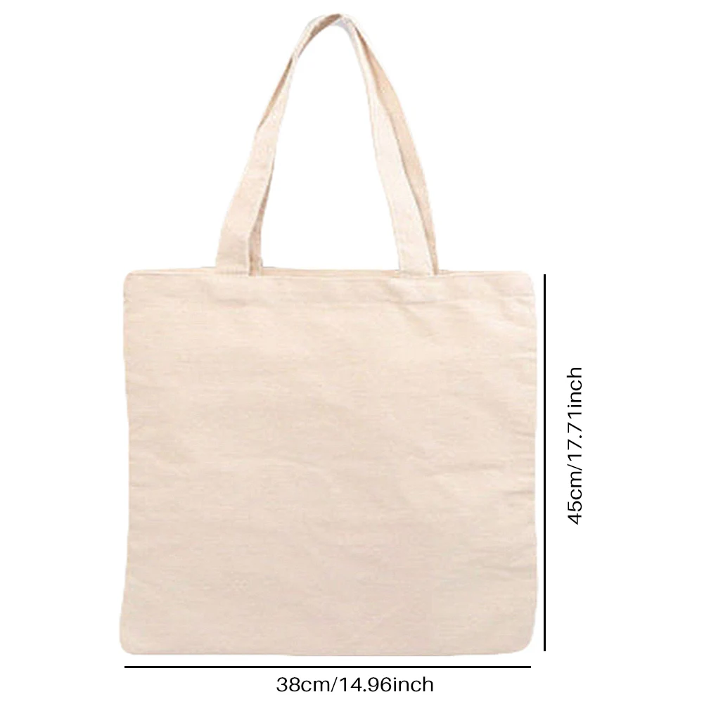 

Wholesale Custom Blank Canvas Solid Color Shopping Eco Reusable Foldable Shoulder Bag Grocery Beach Shopping Bag Simple Tote Bag