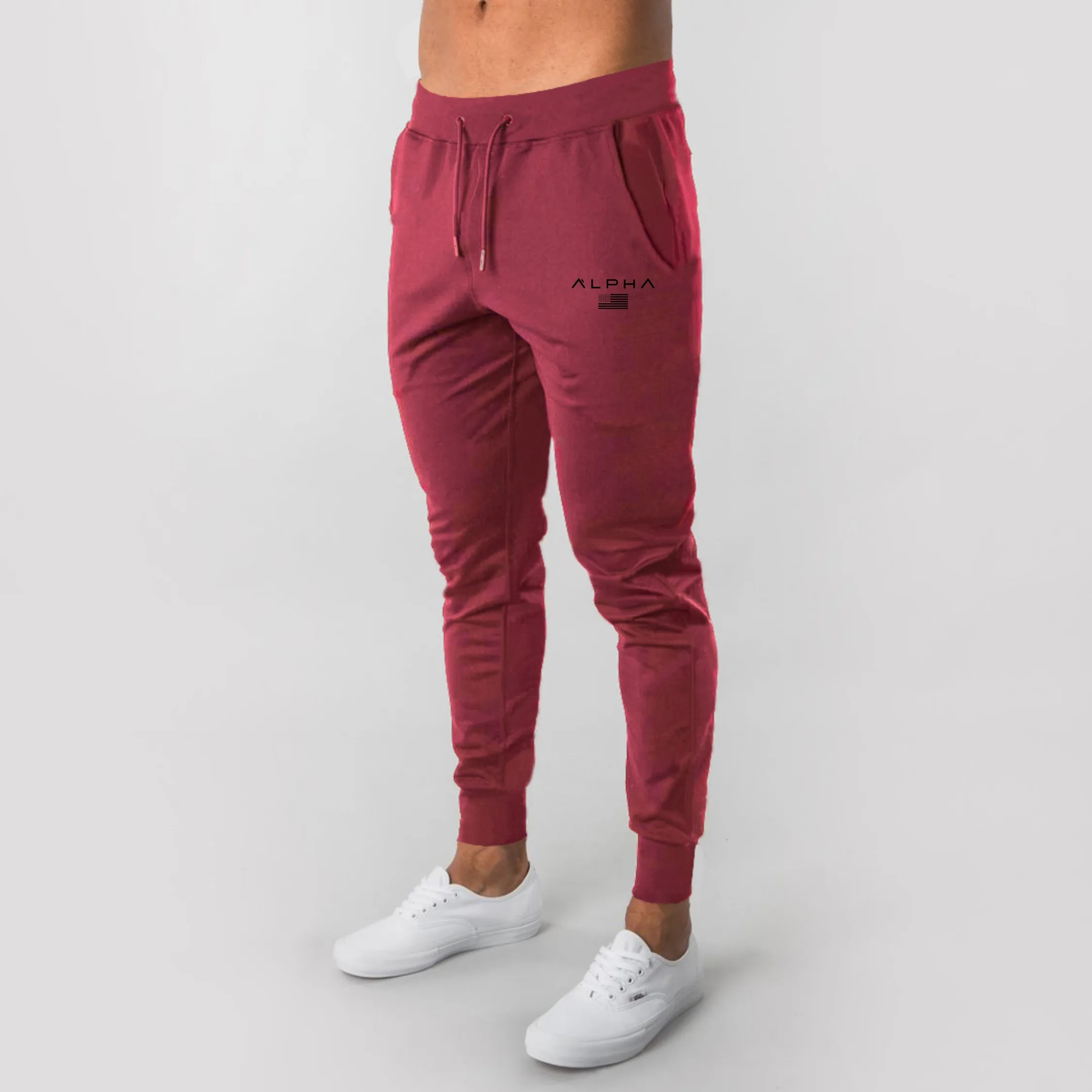 Men Run Sports Joggers Pants Male Sportswear Bottoms Skinny Sweatpants men Workout Trousers Gym Fitness Bodybuilding Track | Спорт и