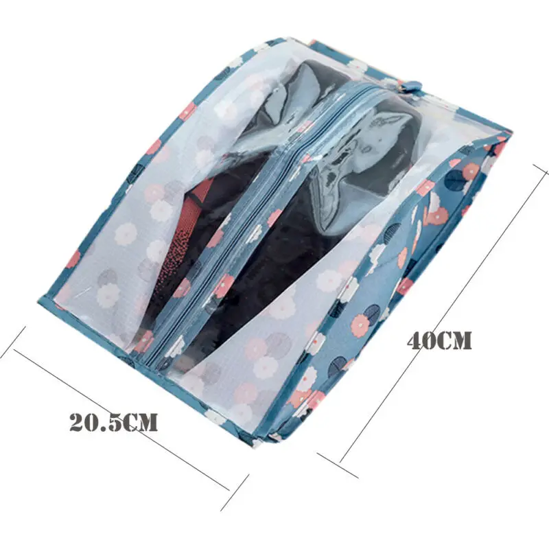 2020 Functional Multi-colored Portable Waterproof Travel Shoe Bag Zip View Window Pouch Storage Organizer | Дом и сад