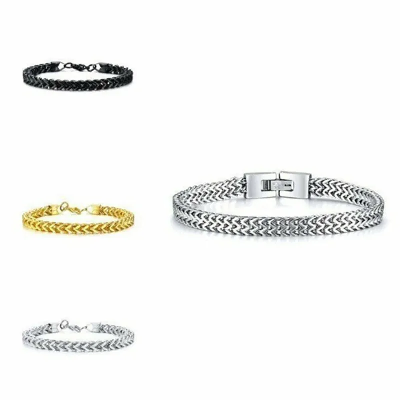 

Men's bracelet Stinless Steel for men FRANCO LINK CHAINS BRACELETS ARMBAND MALE JEWELRY