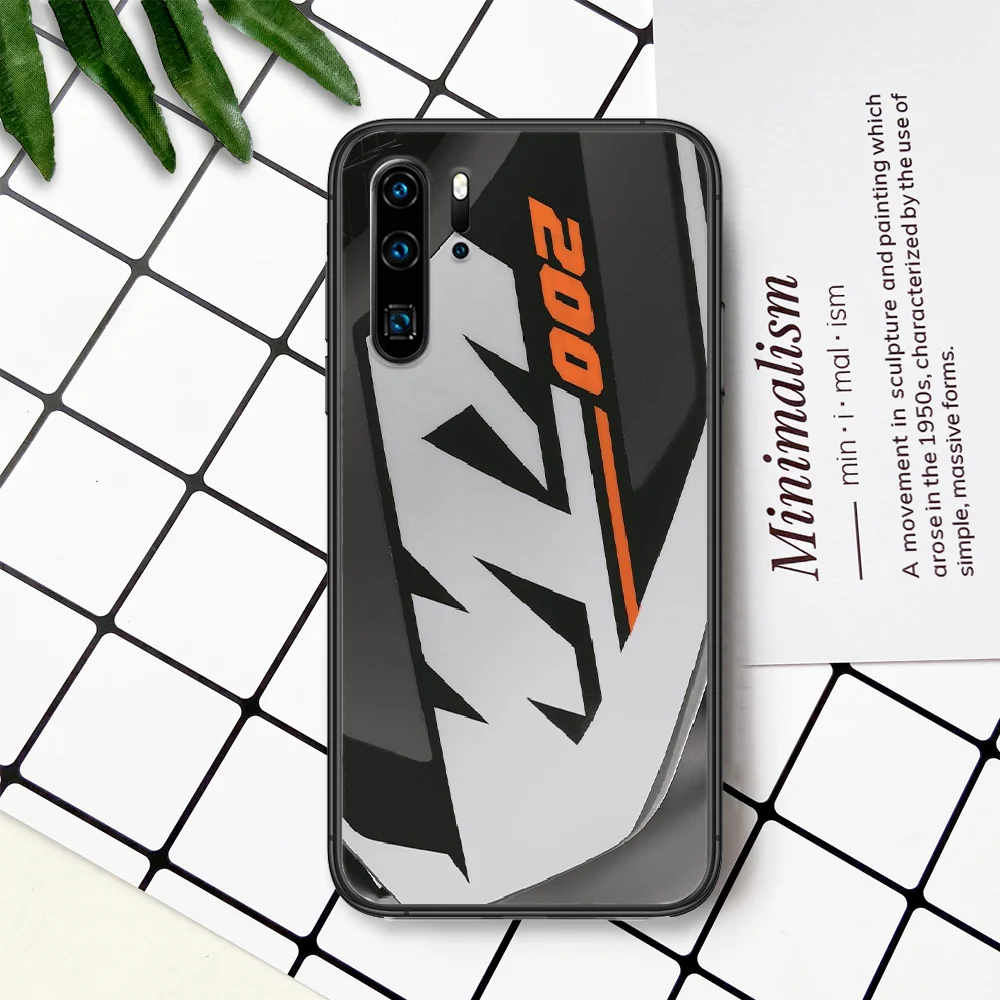 

Cool Motorcycle KT Phone Case For Huawei P Mate Smart 10 20 30 40 Lite Z 2019 Pro black Back Soft Hoesjes Tpu Etui Fashion Cell