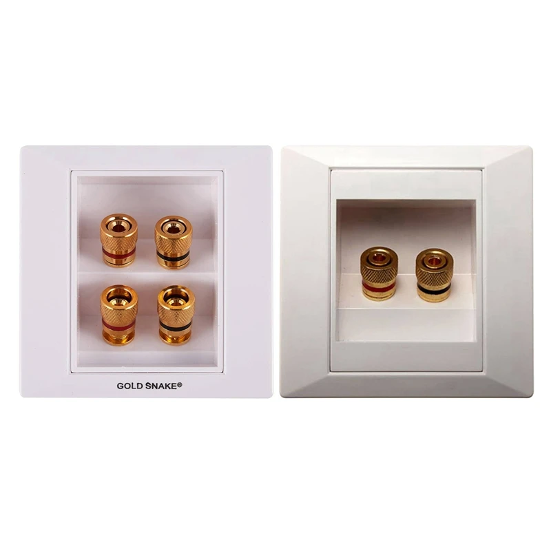 2 шт. вилка типа &quotбанан&quot настенная пластина с разъемом для подключения к