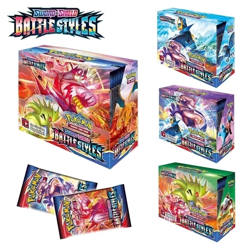 

New Pokemon Sword And Shield Battle Styles Full New Sealed Retail Box (36 Packs) Pokemones Cards