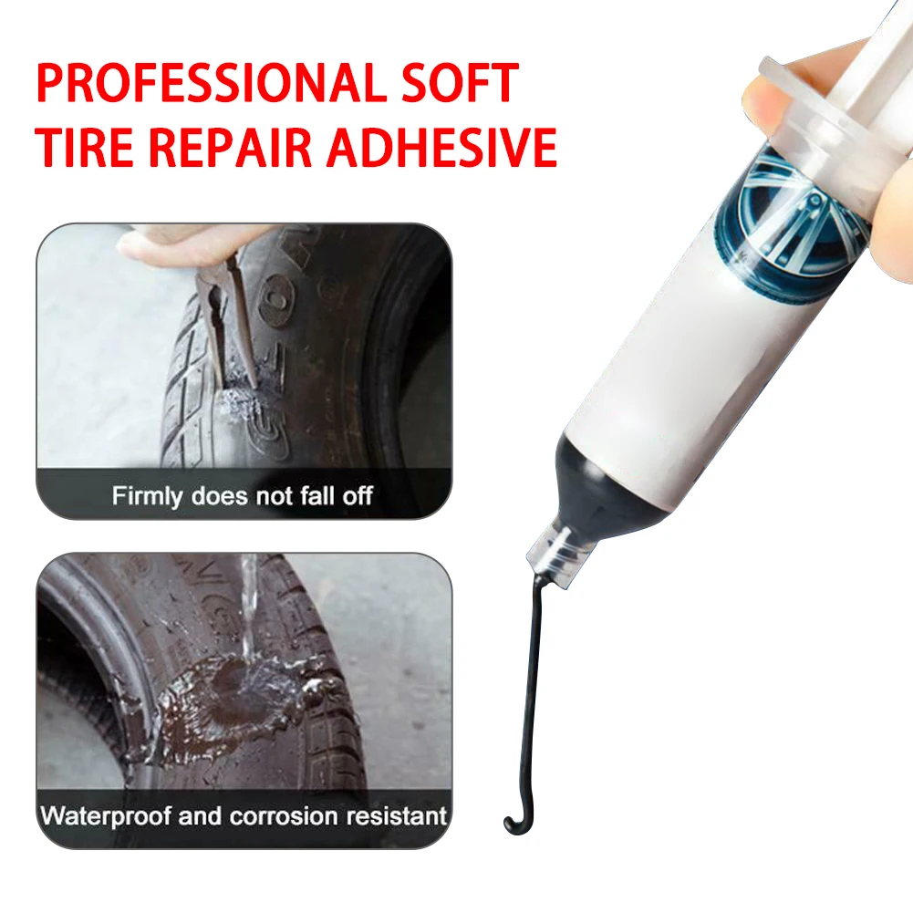 

30ml/bottle Car Tire Repair Glue Sticker Adhesive Glue Useful Flexement Wholesale Quick delivery CSV Profession Car Accessories