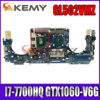 gl502vmz original mainboard with 8gi7 7700hq gtx1060 v6g for asus gl502vmz gl502vmk gl502vml gl502vm laptop motherboard tested