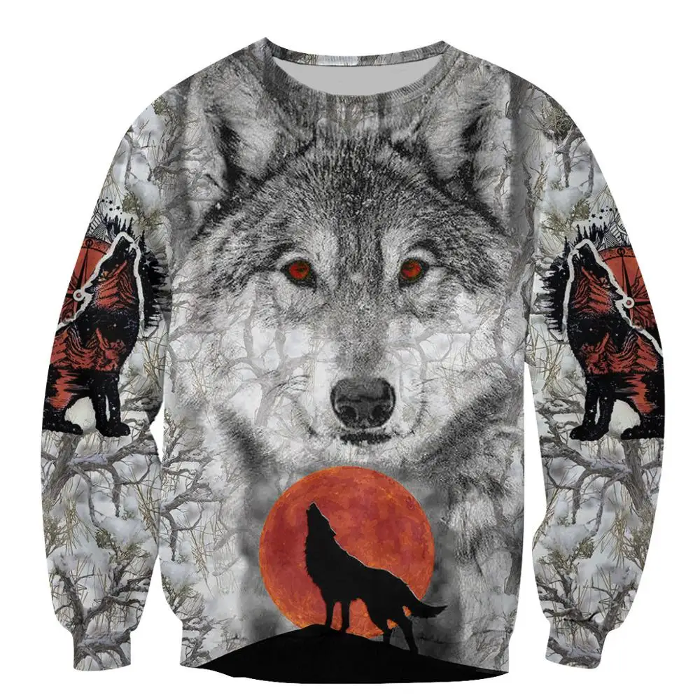 

The Wolf Animal Dark Wolf 3D Print Hoodie Man Women Harajuku Outwear Zipper Pullover Sweatshirt Casual Unisex Jacket Style-1