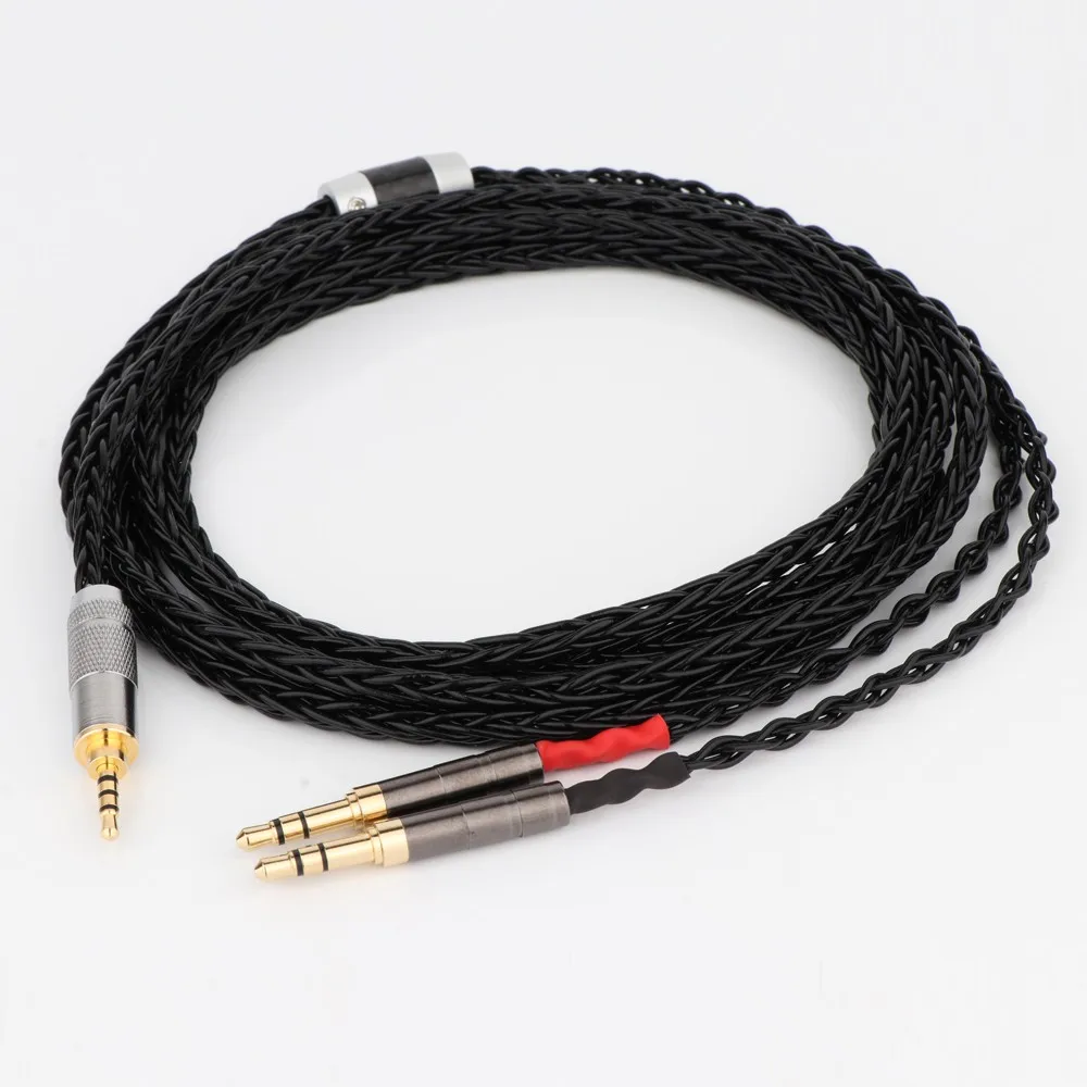 8 жильный кабель для наушников Preffair Denon AH D600 D7100 Hifiman Sundara Ananda HE1000se HE6se he400|Кабели VGA| |