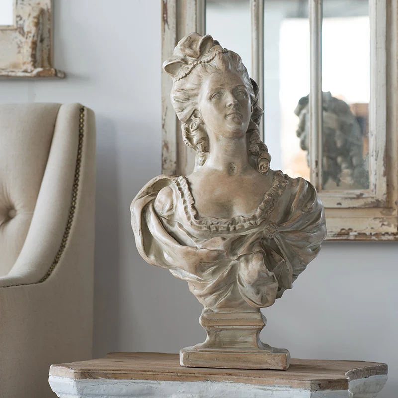 Домашний подарок аксессуары для украшения французских персонажей полубоди