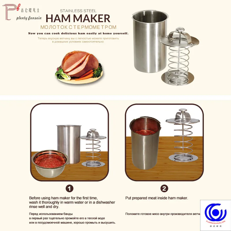 Нержавеющая сталь Давление инструмент для бургеров пресс фарша горшок Пэтти