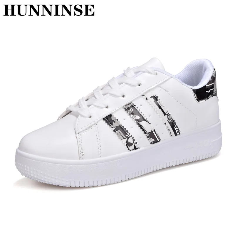 HUNNISE/Женская Вулканизированная обувь Качественная женская из искусственной кожи