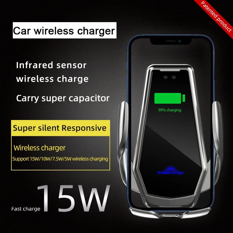 

Магнитное Беспроводное зарядное устройство, автомобильный держатель для телефона, умное индукционное зарядное устройство 15 Вт для iphone 13/2021...