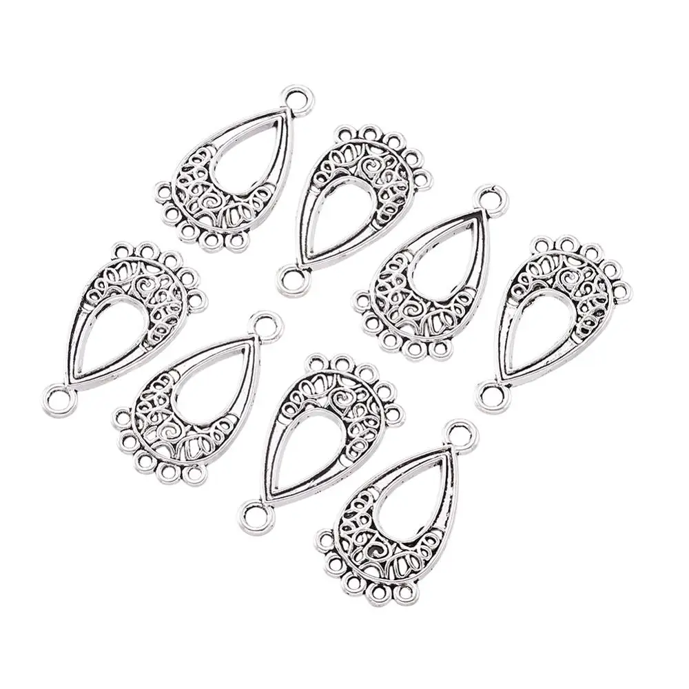 20 шт. подвеска для люстры в тибетском стиле 28 х15 5 х1 мм|antique silver|silver linksilver components |
