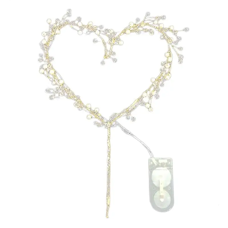 1 шт. светящиеся милые топперы для торта в форме Золотого сердца кексов