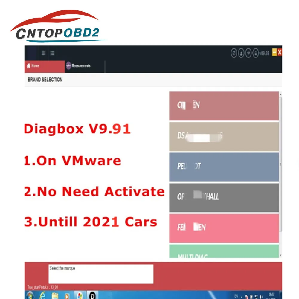 Diagbox V9.96 V9.91 V9.68 V7.83 Full Update For lexia 3 PP2000 For Citroen/Peogeot OBD2 Car Diagnostic Tool add more car models